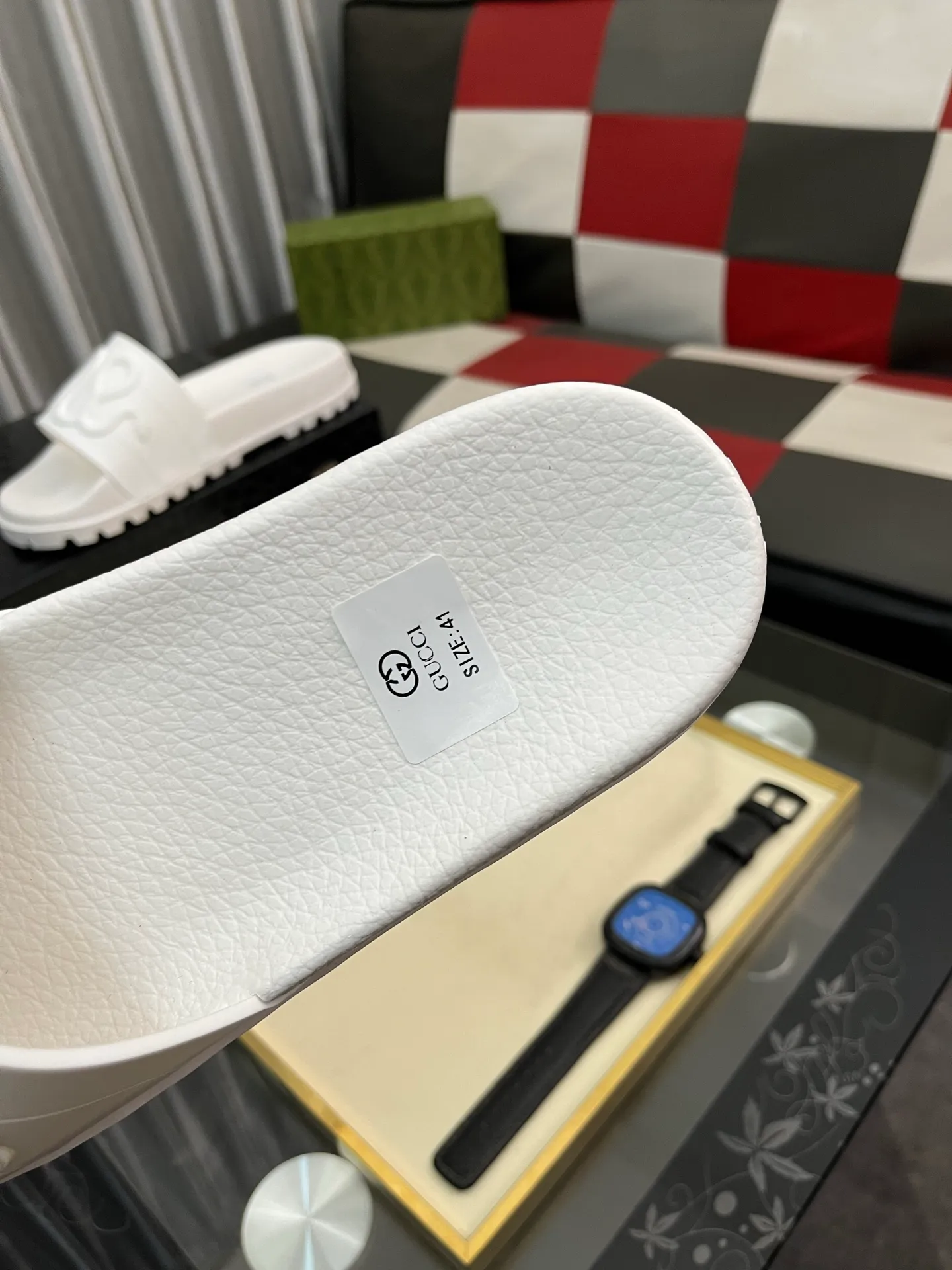 Men's men's shoes💰260⌚️⌚️ＧＵＣＣＩ.Gucci.Official website 1:1 popular slippers hot sale! Original original material 🩴 SIZE: 38-46 (45.46 non-refundable)
